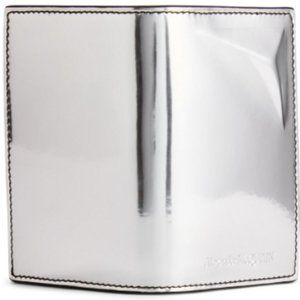 NEW Metallic Leather Card Holder by Alexander McQueen